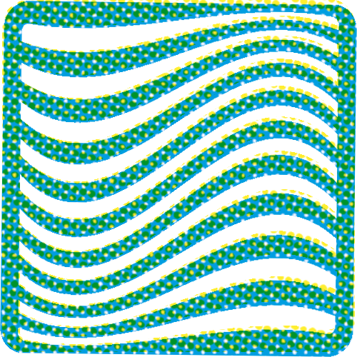 Icon representing pitch modulation on the Hologram Electronics Microcosm granular delay and looper pedal