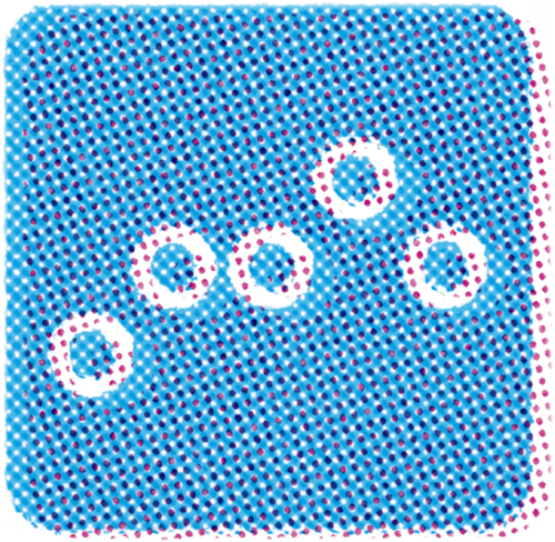 Icon representing the Octave Up and Down Pitch Shifting on the Hologram Electronics Dream Sequence programmable rhythm and octave pedal