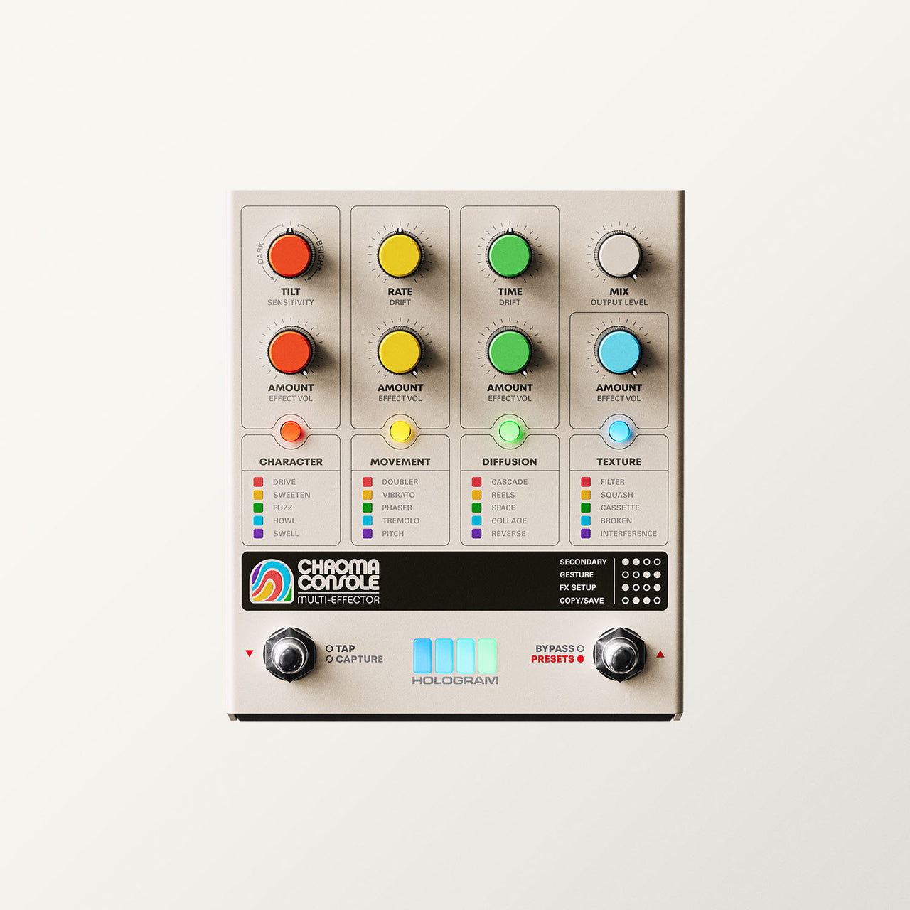 Hologram Electronics Chroma Console Multi-effect pedal official shop photo